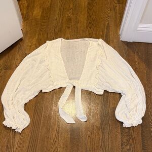 Pookie and Sebastian white bolero style shirt